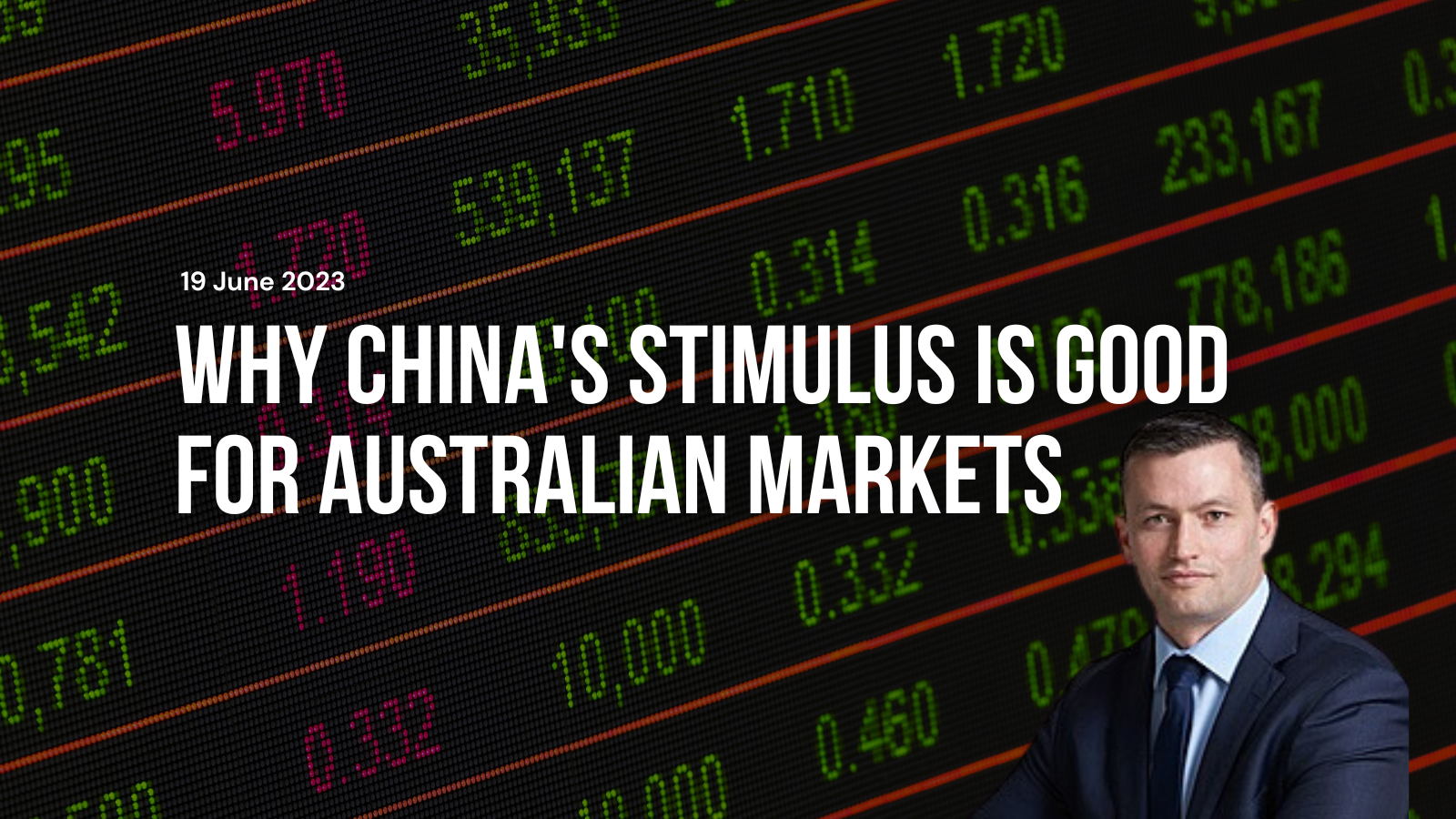 why china's stimulus is good for australian markets